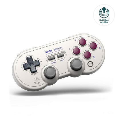 8BitDo SN30 Pro Bluetooth Controller - Hall Effect Joysticks, Rumble, Turbo, G Classic Edition, Compatible with Switch, PC, Android, Raspberry Pi