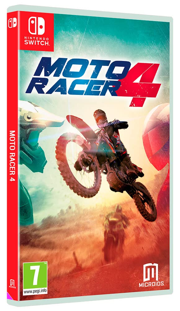 MICROÏDS Moto Racer 4 for Nintendo Switch - Model MR4-SWI, Exciting Racing Game Experience