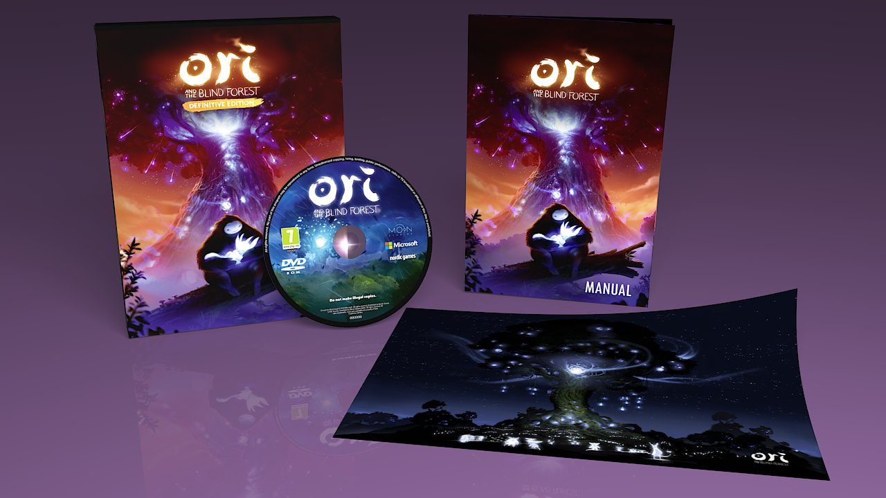 THQ Nordic Ori and The Blind Forest Definitive Edition - PC DVD, Model PC39136, Adventure Game