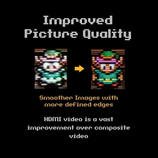 TNP N64 HDMI Adapter - Compatible with Nintendo N64, SNES, SFC - HDMI Converter for HD TVs and Monitors, Model 843354118782