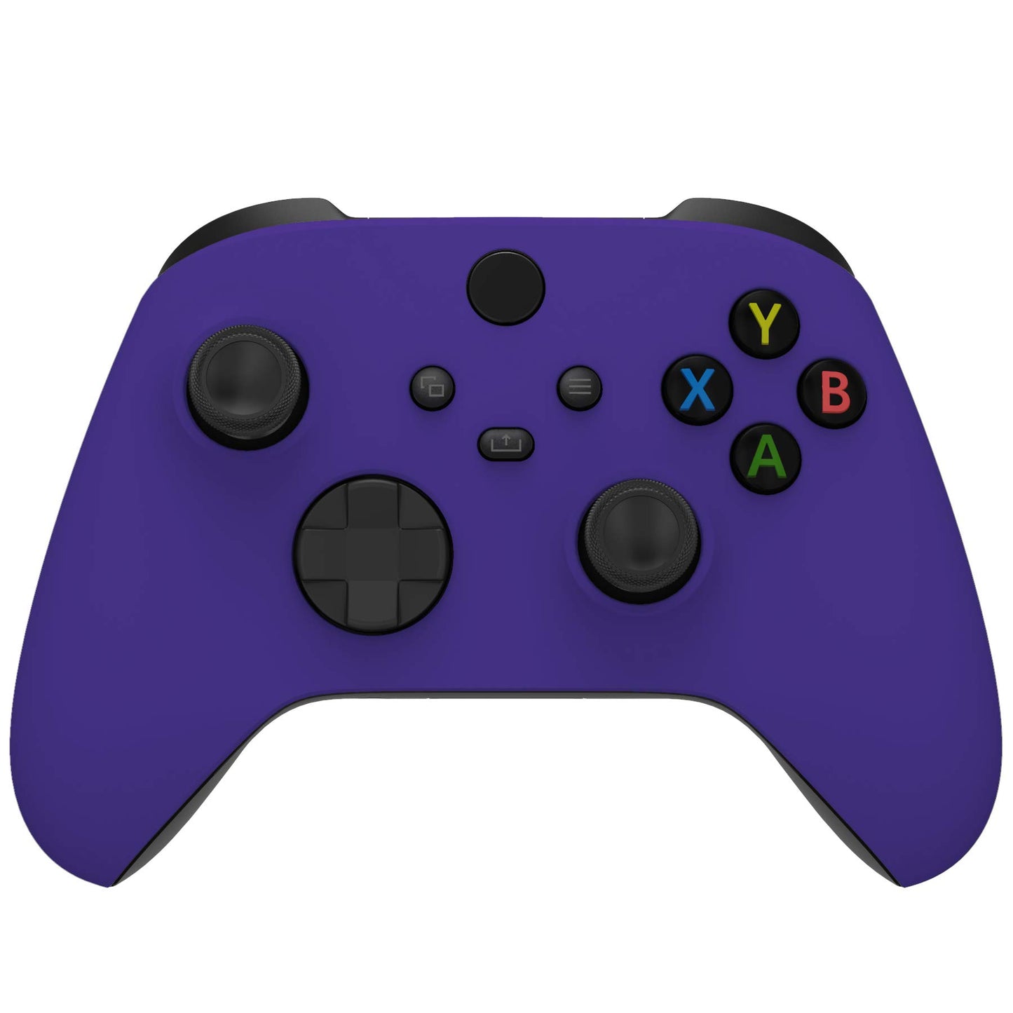 eXtremeRate Purple Replacement Shell for Xbox Series X & S Controller - Personalized Upgrade - Soft Touch Grip Cover Custom Gami