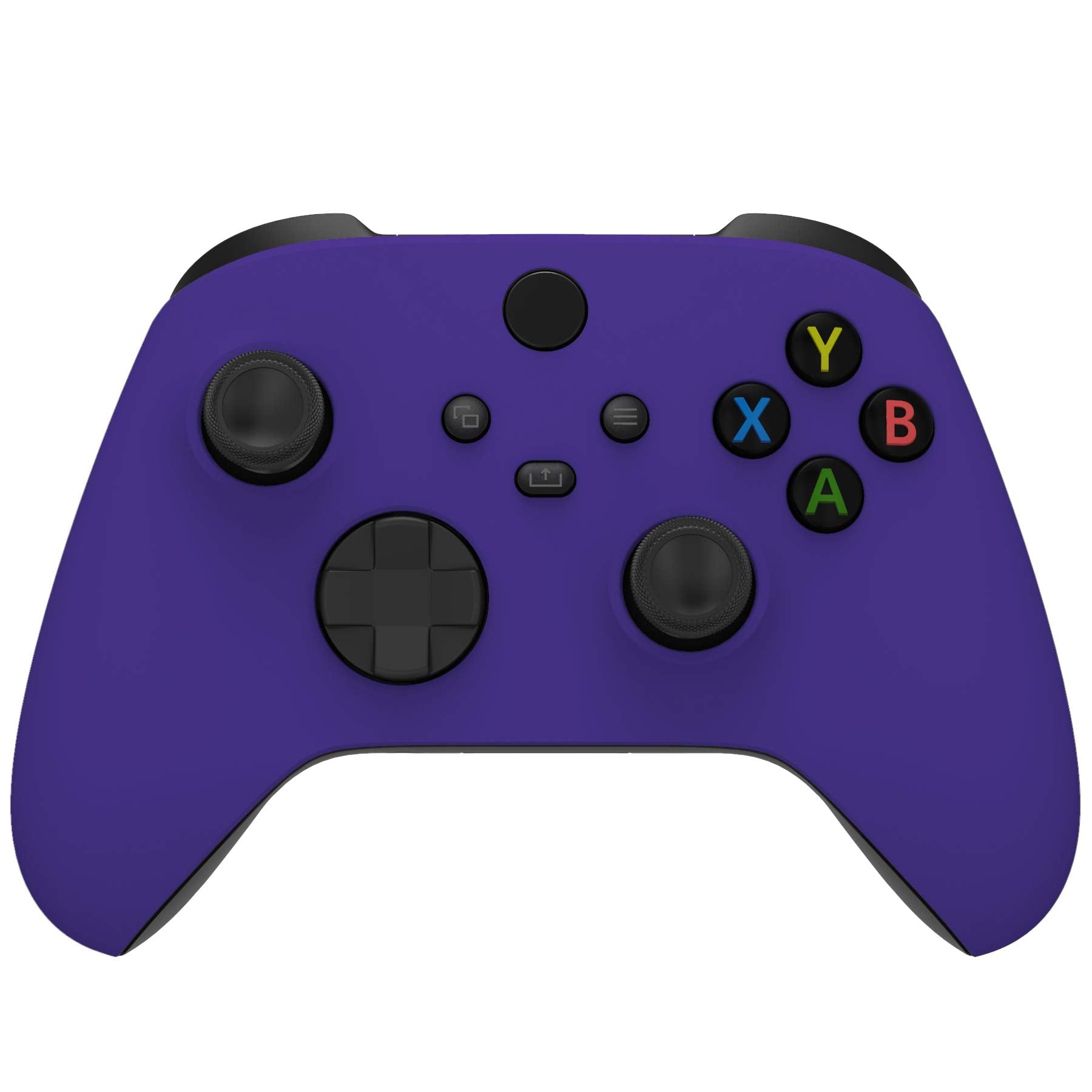 eXtremeRate Purple Replacement Shell for Xbox Series X & S Controller - Personalized Upgrade - Soft Touch Grip Cover Custom Gami