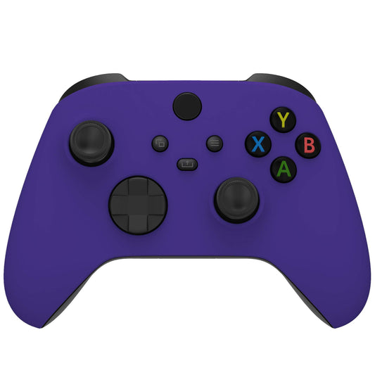 eXtremeRate Purple Replacement Shell for Xbox Series X & S Controller - Personalized Upgrade - Soft Touch Grip Cover Custom Gami
