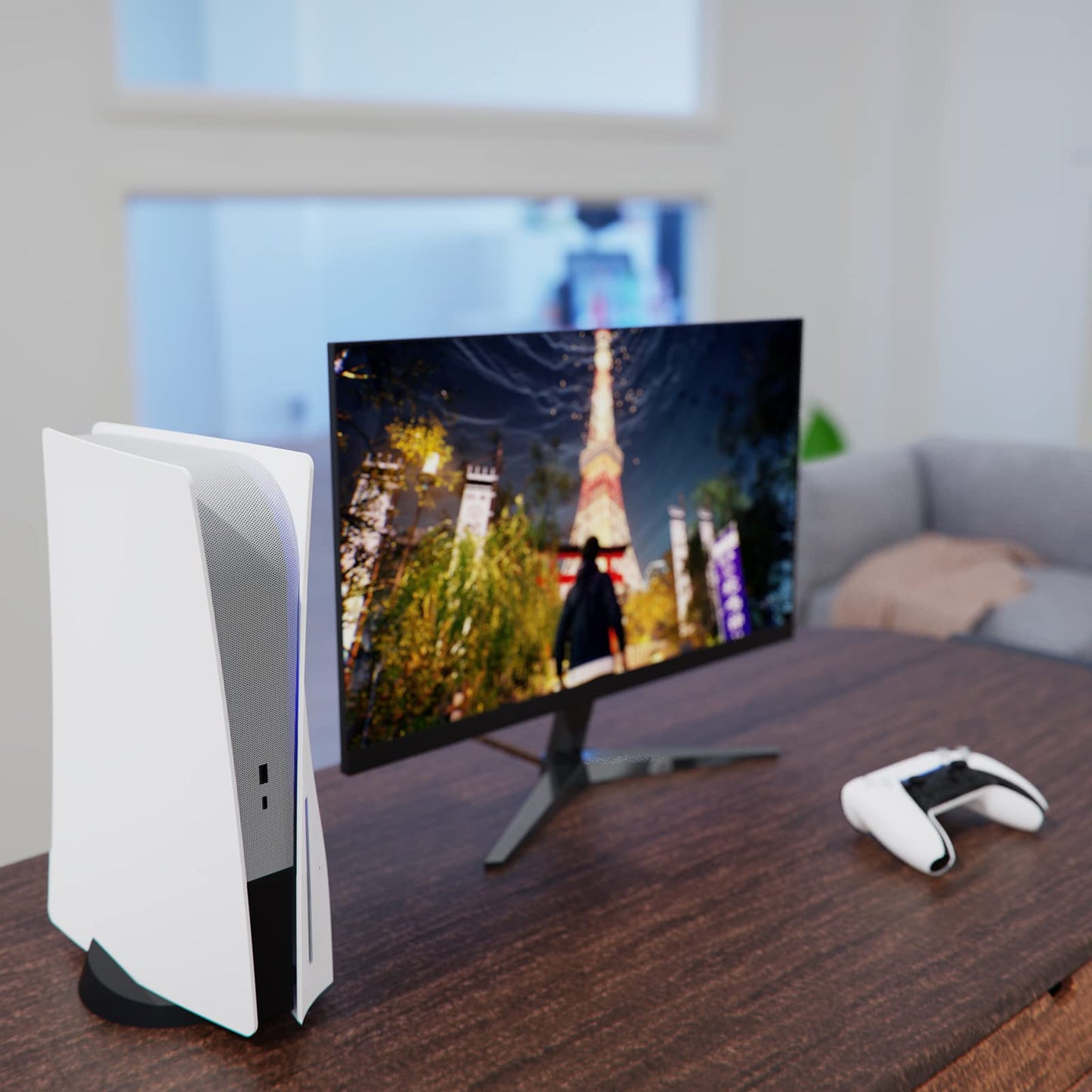 AJKTHGE Dust Cover Net for PS5 Console - Anti-Dust, Heatsink Barrier, White, Compatible with Optical and Digital Versions