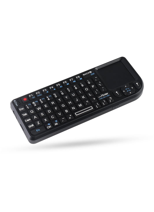 125 Keyboard with Touchpad Mouse  69 Keys USB Keyboard  3-in-1 Multifunction UKB-100-RF USB Pocket Mini Keyboard for PC/devices/TV//Smartphones