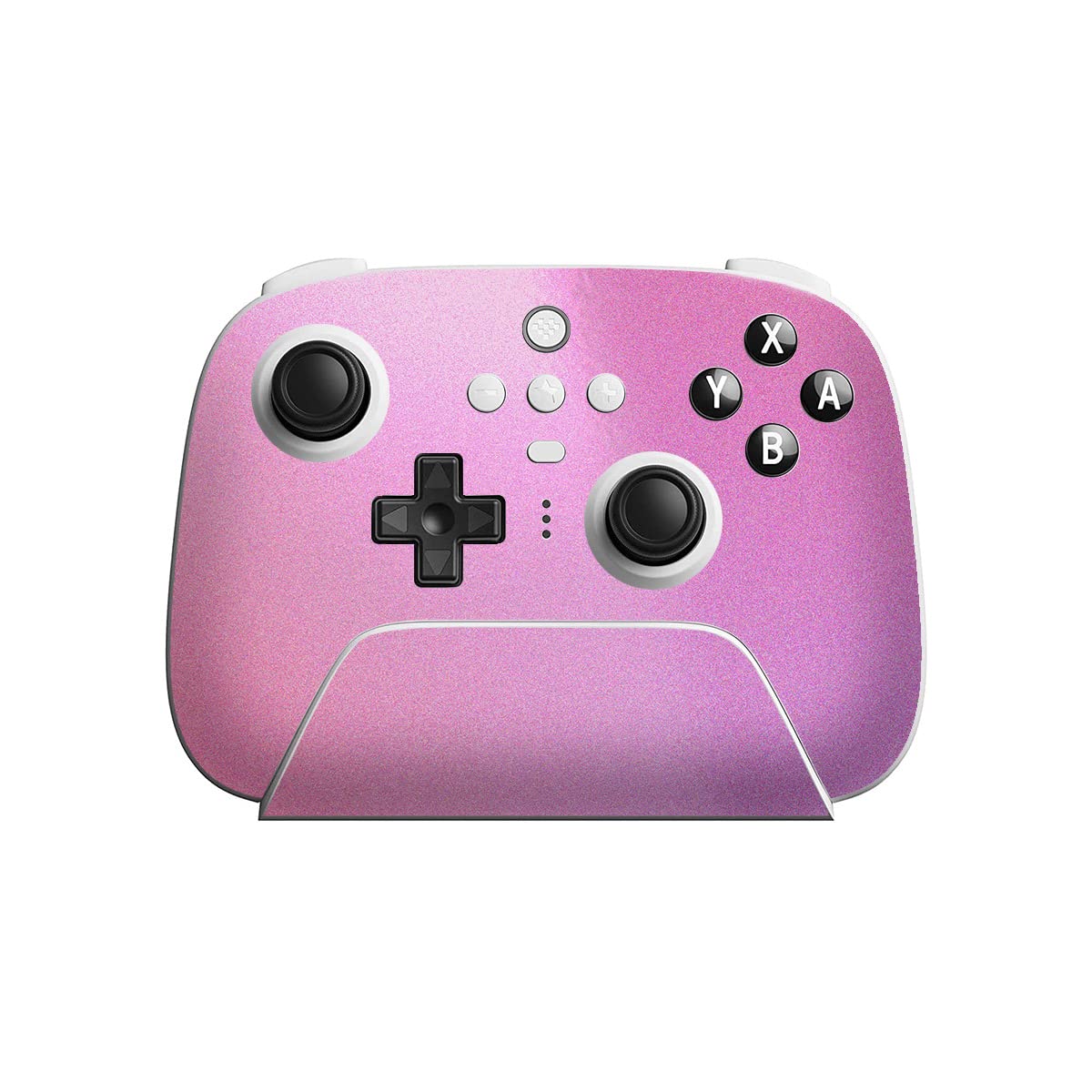 SopiGuard Sticker Skin for 8Bitdo Ultimate Wireless Controller Front and Buttons (Diamond Hot Pink)
