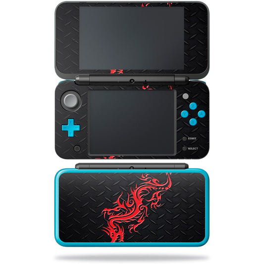 MIGHTY SKINS Nintendo New 2DS XL Skin - Red Dragon, Durable Vinyl Decal Wrap, Easy to Apply & Remove, Made in the USA