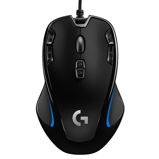 Logitech G G300s Wired Gaming Mouse - 2500 DPI Sensor, 9 Programmable Controls, Lightweight, Black