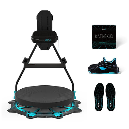 KATVR KAT Walk C2 Plus VR Treadmill – Full-Body Locomotion System, Size 12, C 2 Plus + Nexus Color, Compact 360° VR Platform