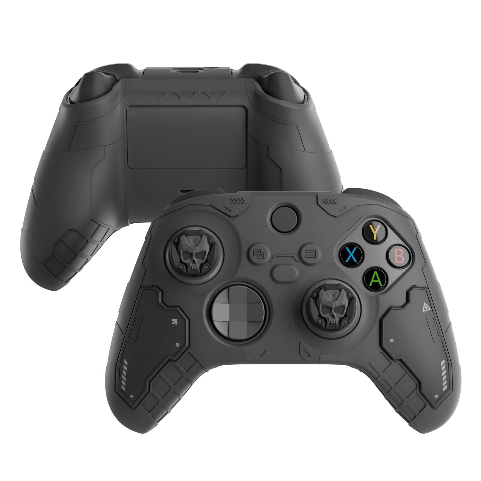 GeekShare G.S.TAC Tactical Controller Skin Grips Set  Anti-Slip Silicone Protective Cover Skin Case for Xbox Series X/S Controller with 2 Thumb Grip Caps
