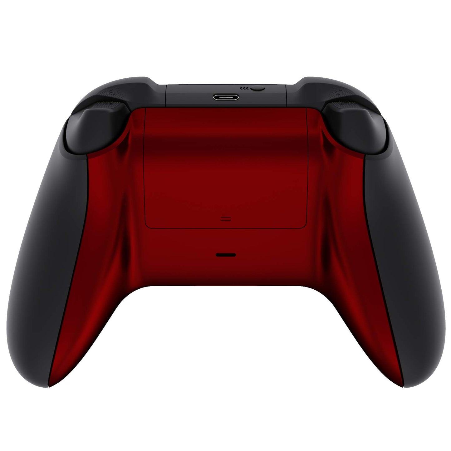 eXtremeRate Custom Back Cover Shell for Xbox Controller - Scarlet Red Replacement Battery Cover & Bottom Shell, Model BX3P303