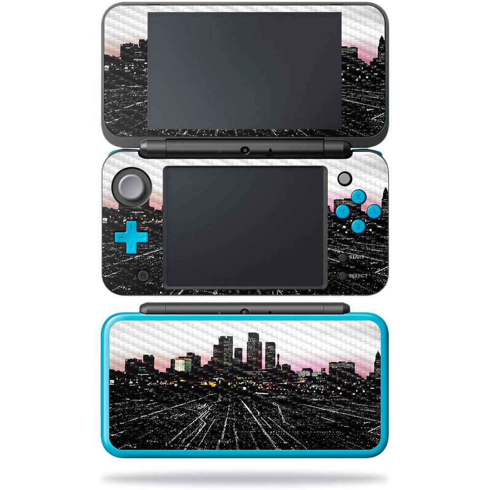 MightySkins Carbon Fiber Skin for Nintendo New 2DS XL - Coffee Kawaii | Protective  Durable Textured Carbon Fiber Finish | Easy to Apply  Remove  and Change Styles | Made in The USA  Urban Night