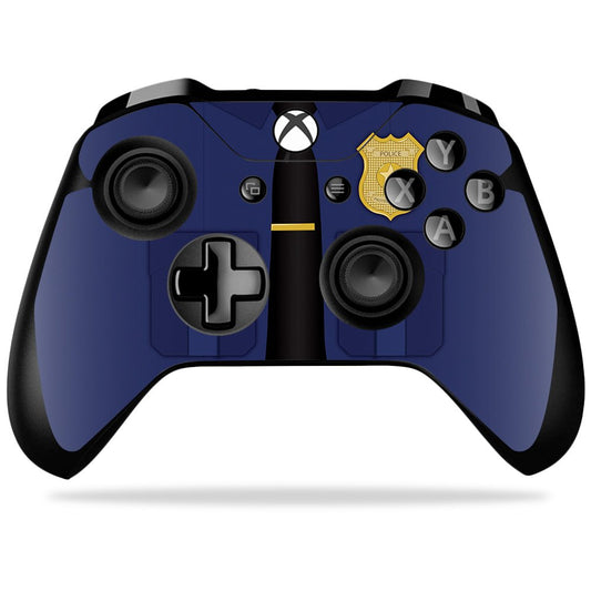 MIGHTY SKINS Xbox One X Controller Skin - Policeman Vinyl Decal, Easy Apply/Remove, Durable, Unique Design, Model MIXBONXCO-Policeman