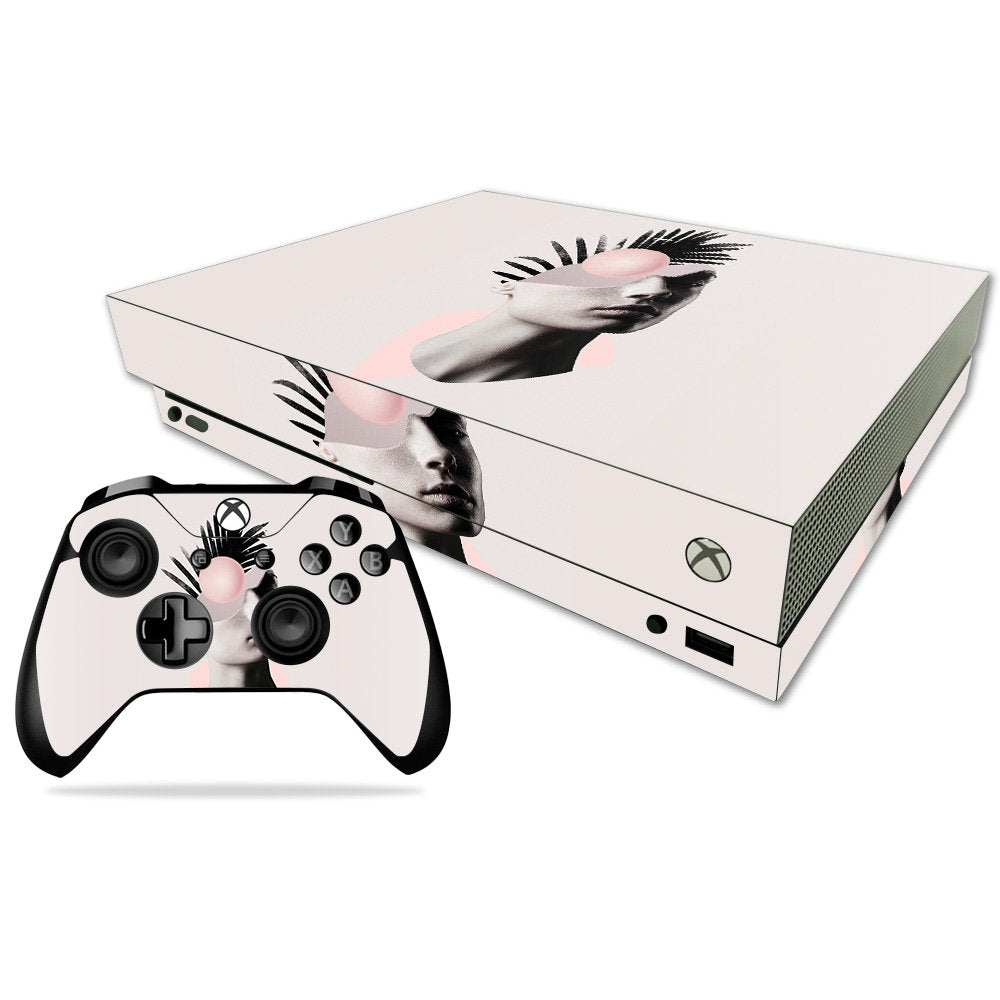 MIGHTY SKINS Xbox One X Skin - Empty Mind | Durable Vinyl Decal | Easy Apply/Remove | Model: MIXBONXCMB-Empty Mind