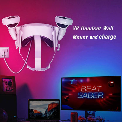 RGEEK Charging Dock for Quest 2 - Fast Charging Station with LED Indicator, White