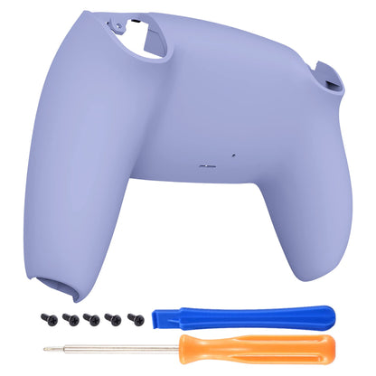 eXtremeRate Light Violet Grip Custom Back Plate for PS5 Controller, Model DPFP3010