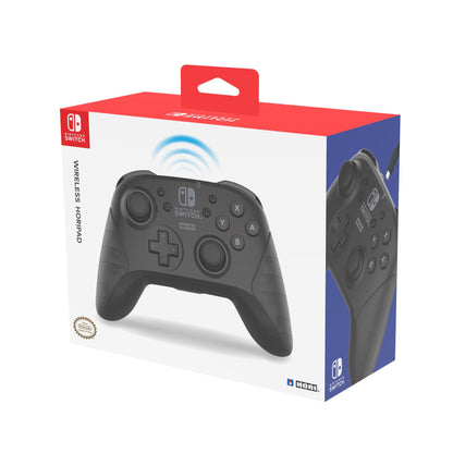 HORI Wireless HORIPAD Pro Controller for Nintendo Switch - Black, Model NSW-077U, Officially Licensed by Nintendo