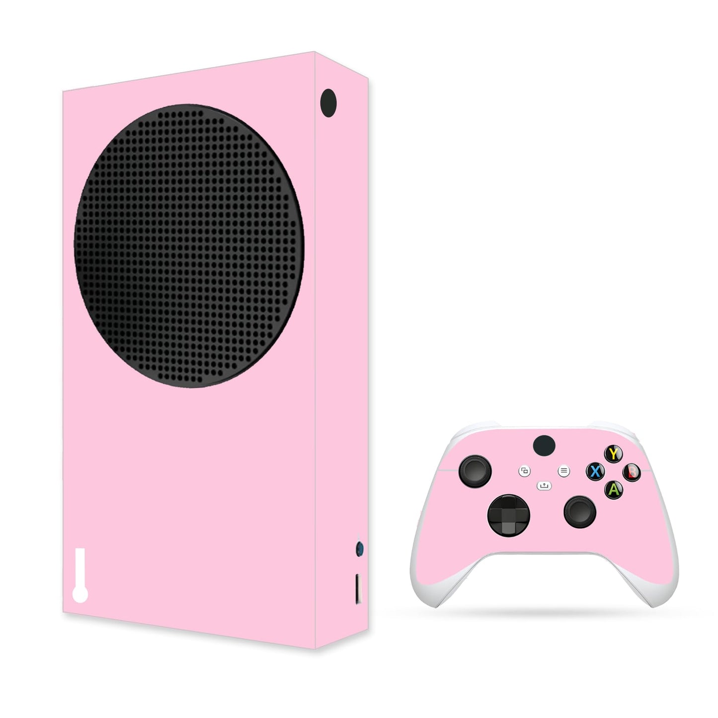 MRSJANE Skin Wrap for Xbox Series S - Full Set Vinyl Decal Sticker Cover - Pink