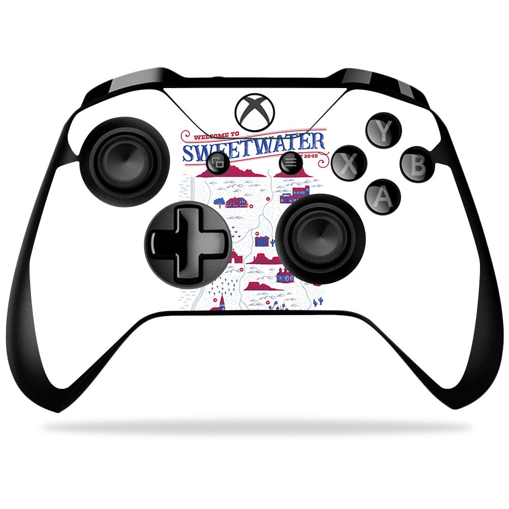 MIGHTY SKINS Xbox One X Controller Skin - Sweetwater Map | Durable Vinyl Decal Wrap | Easy Apply/Remove | Model MIXBONXCO-Sweetwater Map