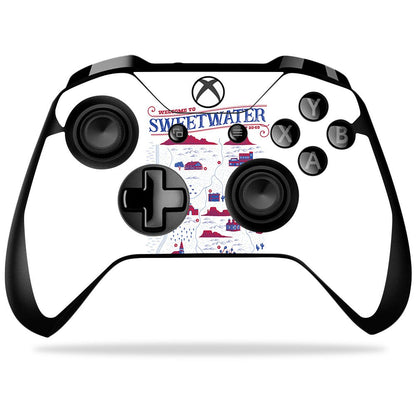 MIGHTY SKINS Xbox One X Controller Skin - Sweetwater Map | Durable Vinyl Decal Wrap | Easy Apply/Remove | Model MIXBONXCO-Sweetwater Map