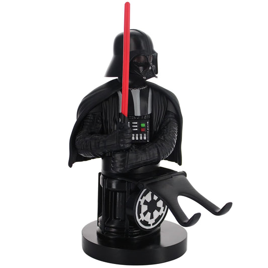 Exquisite Gaming Cable Guy Darth Vader Phone Stand & Controller Holder - Black, Officially Licensed, Model CGCRSW400368