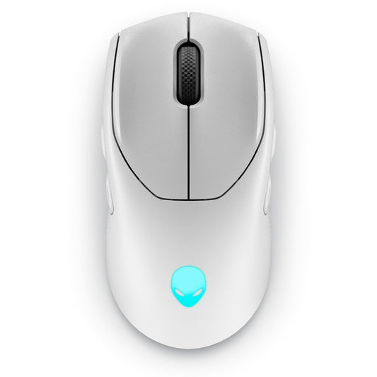 Alienware AW720M Tri-Mode Wireless Gaming Mouse - 2.4GHz Wireless  Bluetooth 5.1  26 000 DPI  8-Fully Programmable Buttons  Magnetic Snap Charging Adapter USB-A to USB-C Cable - Lunar Light