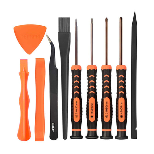 Cleaning Repair Tool Kit for PS4 PS5  TECKMAN TR9 Toformula Security Screwdriver with PH00 PH0 PH1 Phillips Screwdriver Set for Sony Playstation 4 5 Main Controller Tear Down and Dust Removal