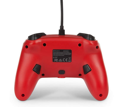 PowerA Wired Controller for Nintendo Switch - Mario, Red, Model 1513569-01