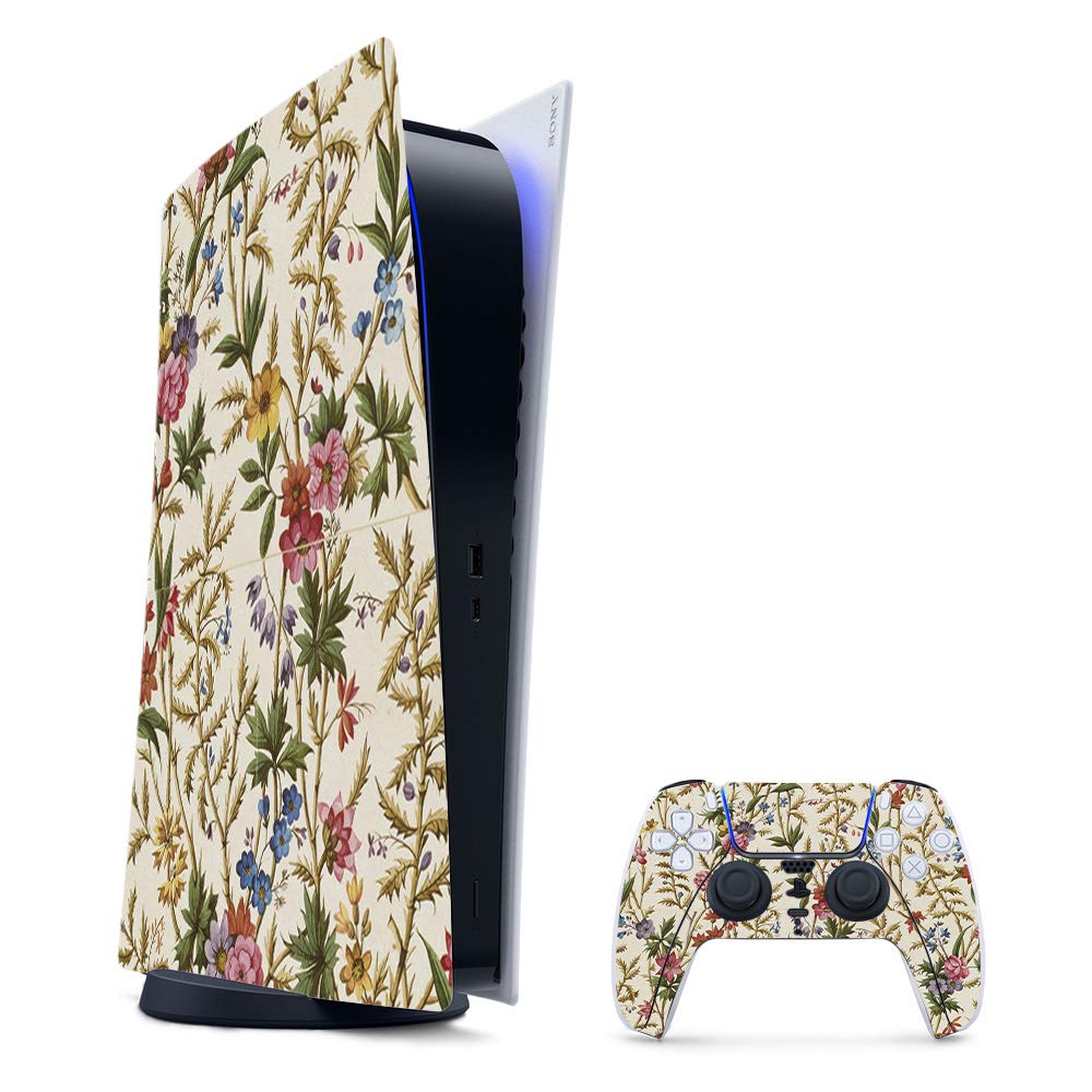 MightySkins Gaming Skin for PS5 / Playstation 5 Digital Edition Bundle - Seaweed | Protective Viny wrap | Easy to Apply and Change Style | Made in The USA