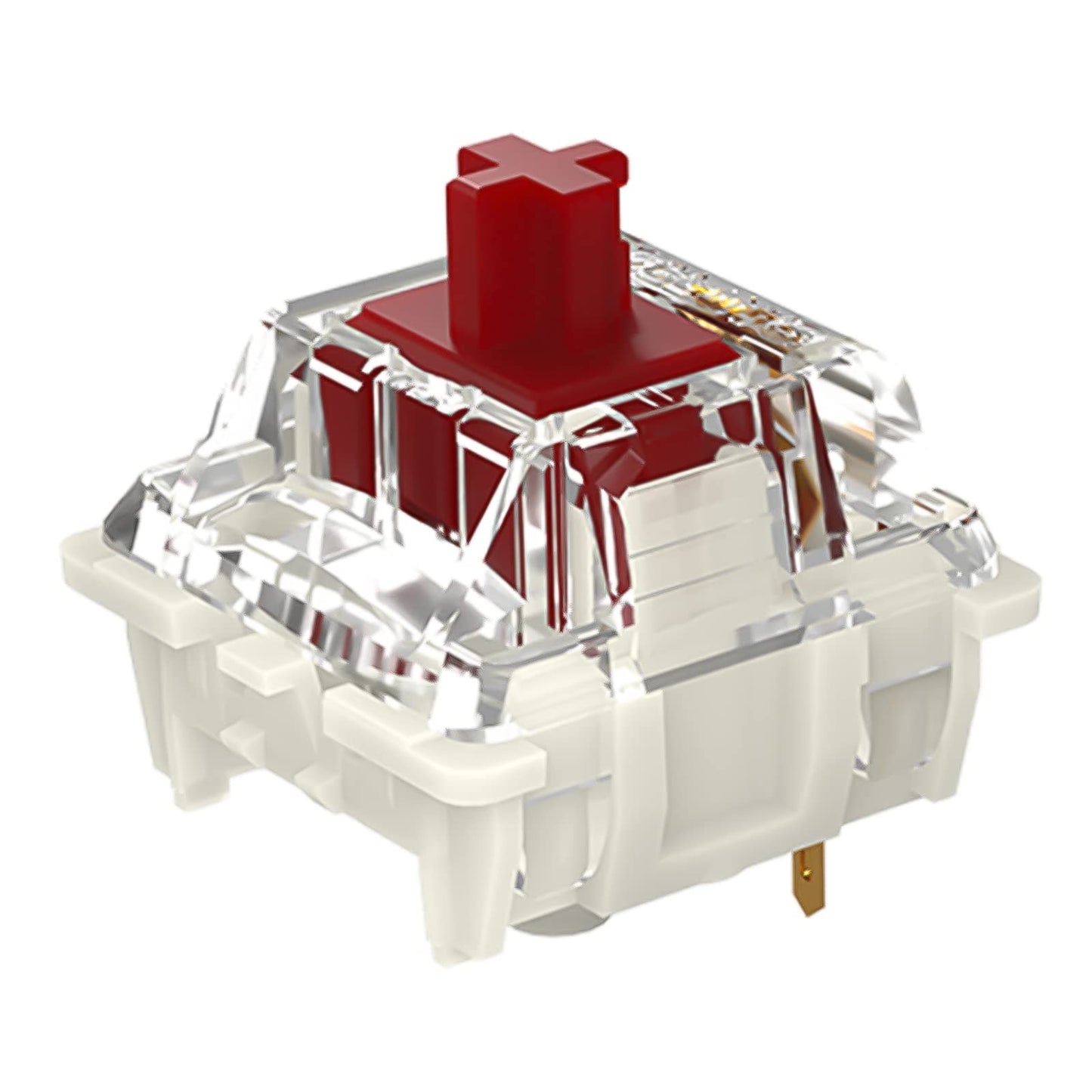 DRAOZA Gateron Pro 2.0 Switch 3-Pin Mechanical Keyboard - 36pcs RGB Yellow Red Brown, Red 2.0