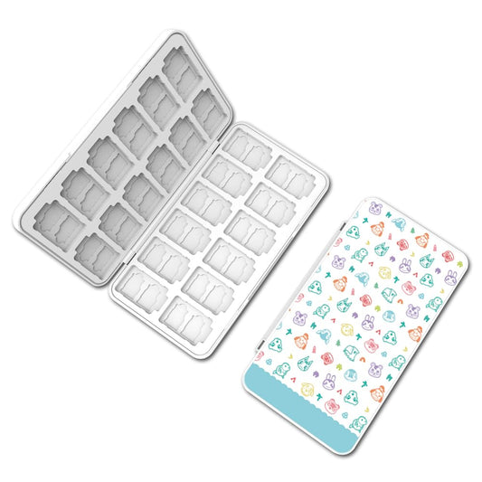 PERFECTSIGHT Switch Game Card Case for Nintendo Switch 2 / Lite/ OLED  Cute 24 Game Holder refill unit Case for Game Cards and 48 SD Cards  Kawaii Portable Compact Storage Box  Animal