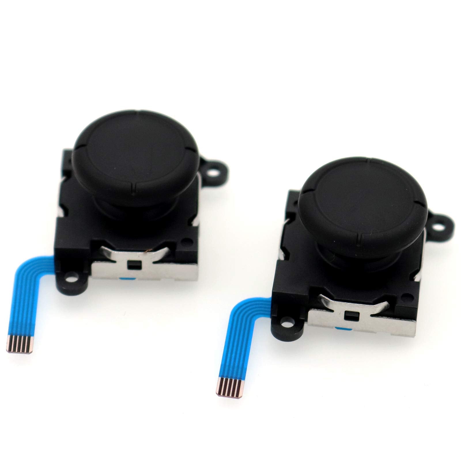 Deal4GO 2-Pack Black Joycon Thumbsticks for Nintendo Switch/Switch Lite - 3rd Generation Replacement Analog Joystick Module