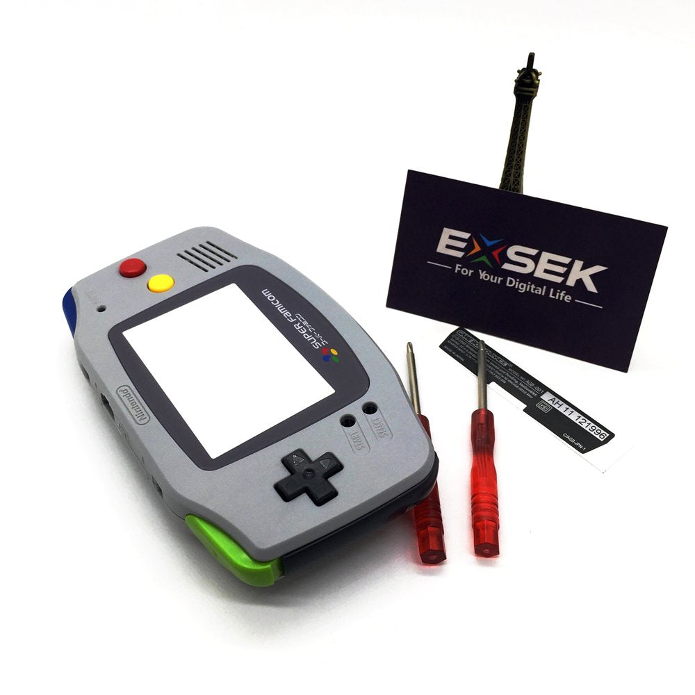 EXSEK GBA Housing Shell Pack - Limited SFC Edition for Gameboy Advance - SFC Color - Model EXGBASFC