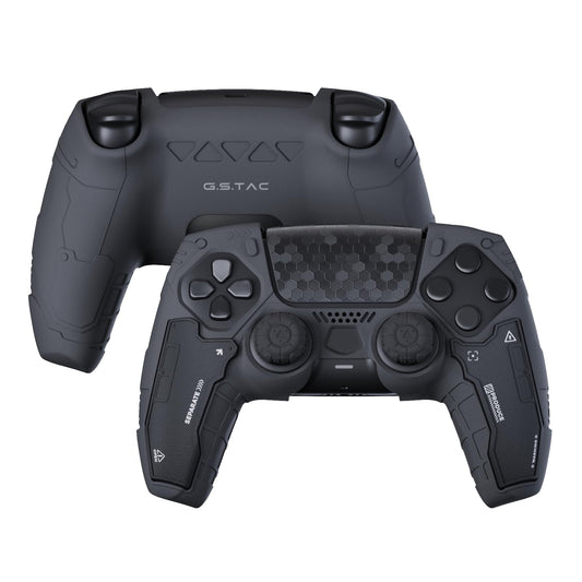 GeekShare G.S.TAC Tactical PS5 Controller Skin Set  Anti-Slip Silicone Protective Cover Skin Case for PS5 Wireless Controller with 2 Thumb Grip Caps and 2 Stickers - for Black Myth: Wukong