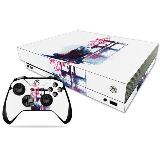 MIGHTY SKINS Xbox One X Skin - Still Waiting | Durable Vinyl Decal Wrap | Easy to Apply & Remove | Model: MIXBONXCMB-Still Waiting