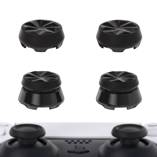 PlayVital FPS Thumbstick Extenders for PS5 Controller, 2 High + 2 Mid Concave Thumb Grips, Thumbs Pro Hurricane Joystick Caps fo