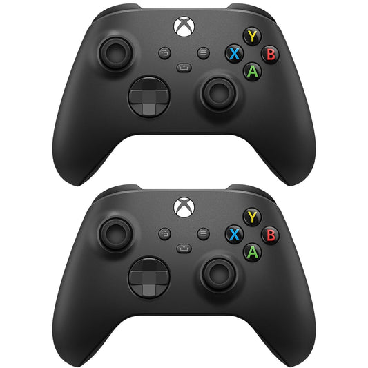 Microsoft Xbox Core Wireless Controller 2-Pack Bundle - Carbon Black - Xbox Series X|S  Xbox One  and Windows Devices