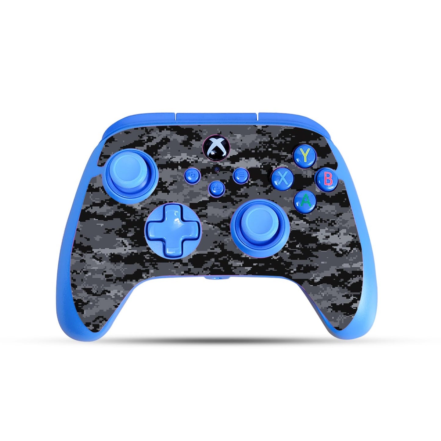 Gaming Skin Compatible with PowerA Xbox Series X|S Enhanced Wired Controller - Digital Camo - Premium 3M Vinyl Protective Wrap Decal Cover - Easy to Apply | Crafted in The USA by MightySkins