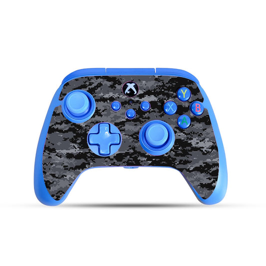 Gaming Skin Compatible with PowerA Xbox Series X|S Enhanced Wired Controller - Digital Camo - Premium 3M Vinyl Protective Wrap Decal Cover - Easy to Apply | Crafted in The USA by MightySkins