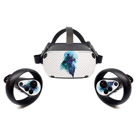 MightySkins Carbon Fiber Skin for Oculus Quest - Spirit Bear | Protective  Durable Textured Carbon Fiber Finish | Easy to Apply  Remove  and Change Styles | Made in The USA