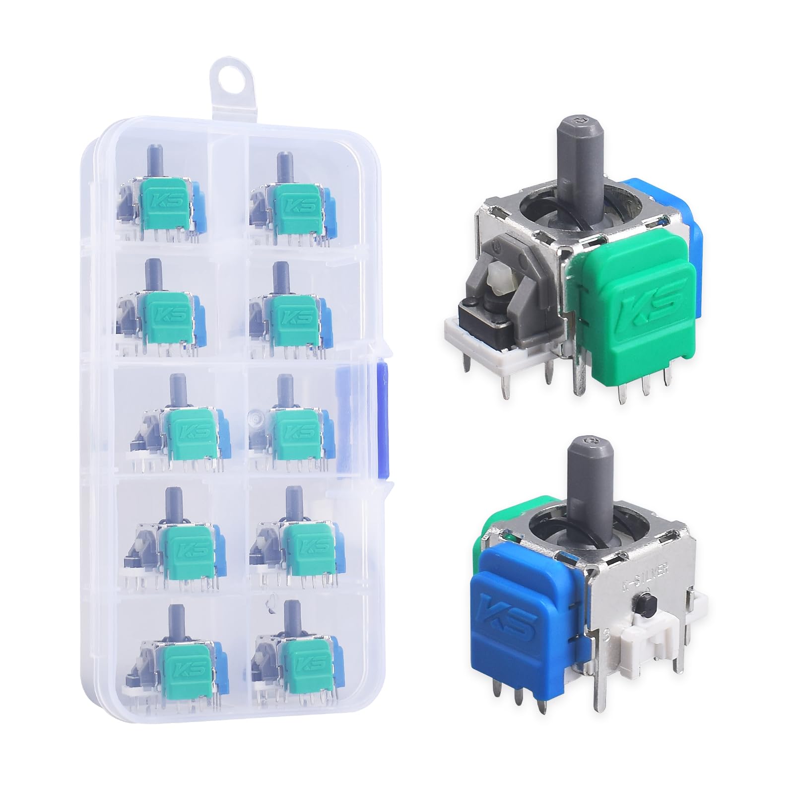 VGBUS Qualitied TMR Electromagnetic Joystick Replacement for PS4/Xbox one/PS5/Switch Pro/Xbox one elite-10 Packs (TMR PS4) [playstation]