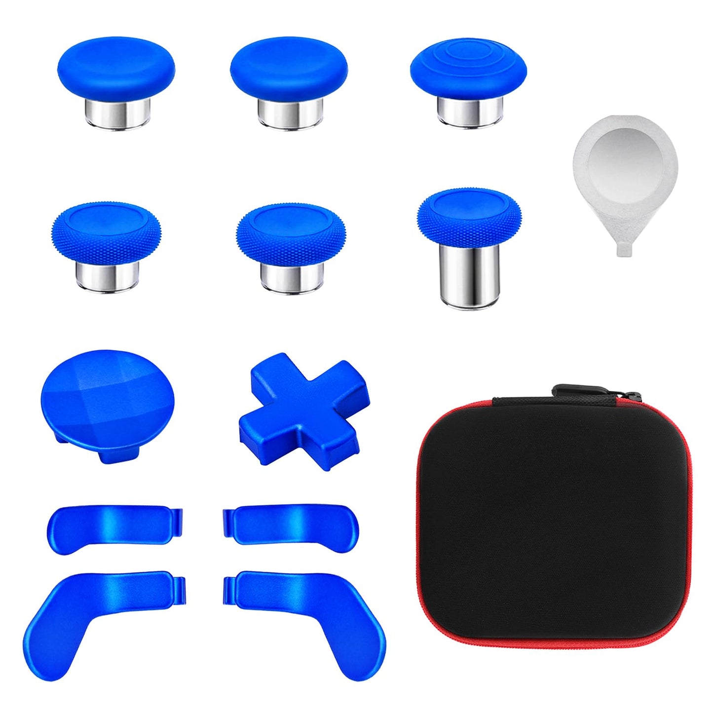 Accessories for Xbox One Elite Series 2 Controller(Model 1797)  Metal Thumbsticks Paddles Joysticks Replacement Parts Kits Compatible with Xbox Elite Wireless Controller Series 2 Core(Blue)