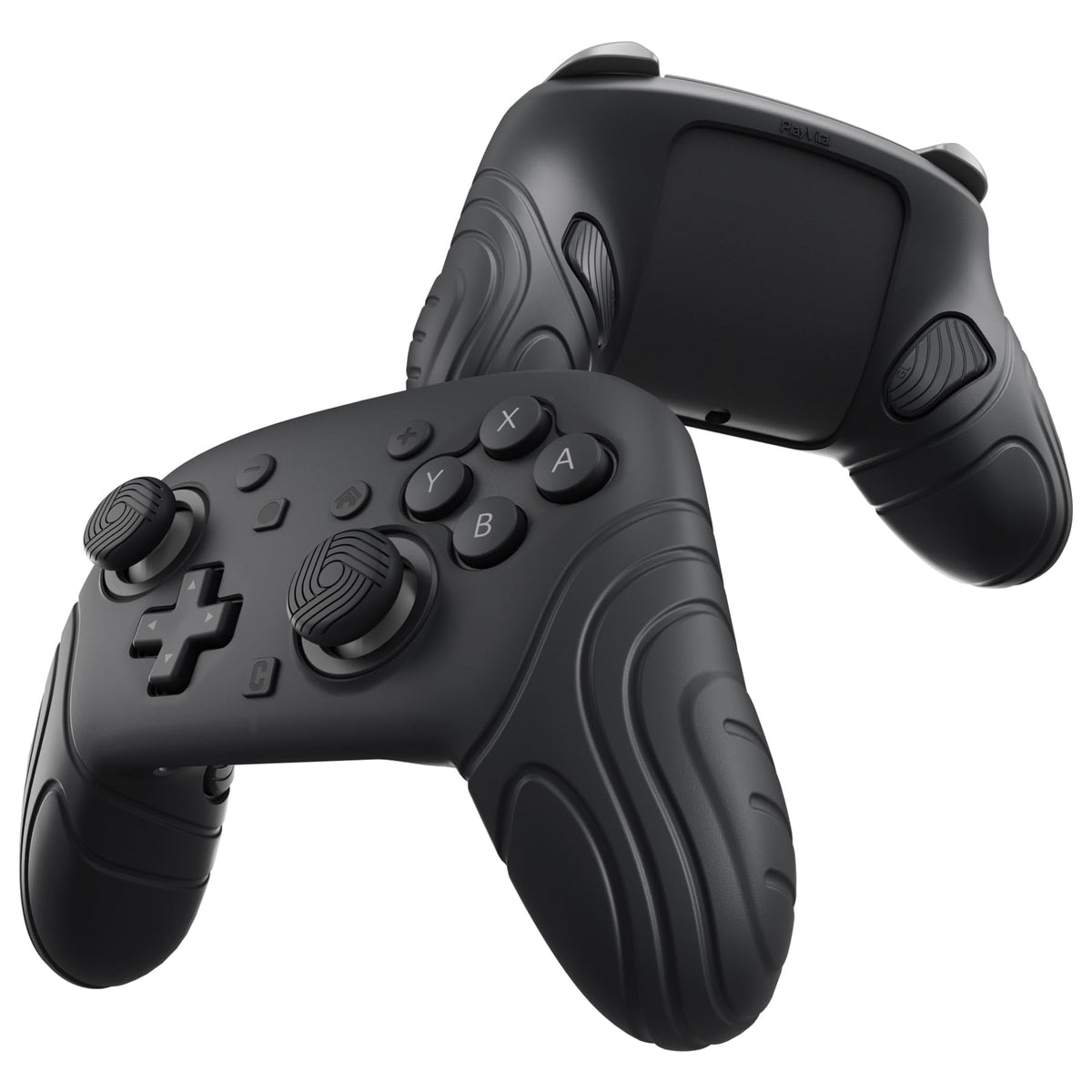 PlayVital for Nintendo Switch 2 Pro Controller Silicone Cover - Samurai Edition Protective Skin Case for Switch 2 Pro Controller