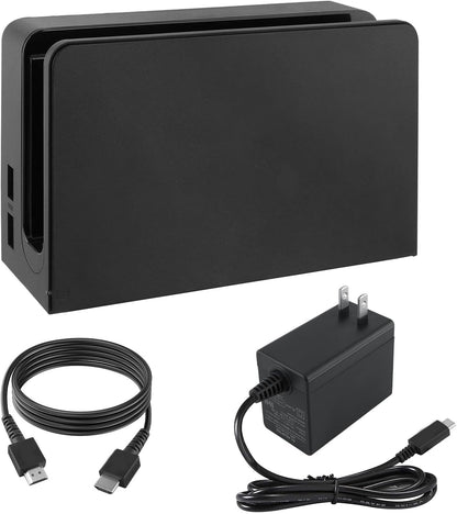 Aubertaro 3-in-1 Dock Station for Nintendo Switch with HDMI Cable & AC Adapter