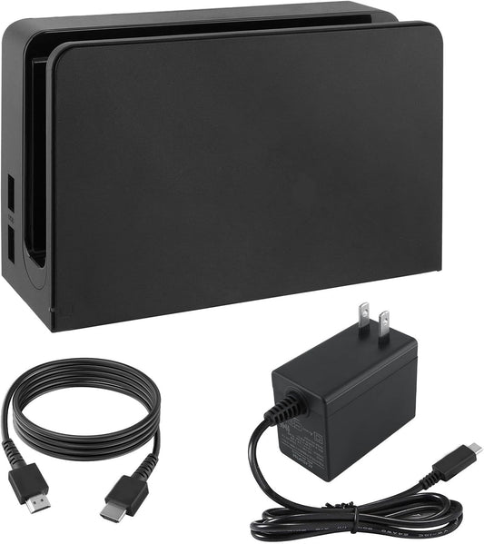Aubertaro 3-in-1 Dock Station for Nintendo Switch with HDMI Cable & AC Adapter