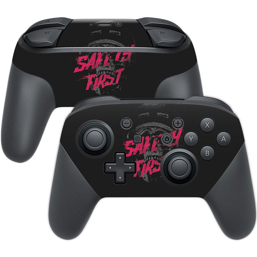 MIGHTY SKINS MightySkins Skin for Nintendo Switch Pro Controller - Safety First, Durable Vinyl Decal, Easy Apply/Remove