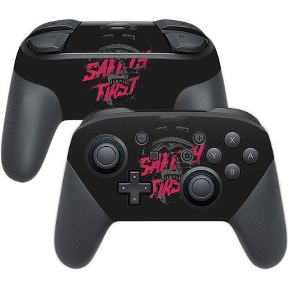 MIGHTY SKINS MightySkins Skin for Nintendo Switch Pro Controller - Safety First, Durable Vinyl Decal, Easy Apply/Remove