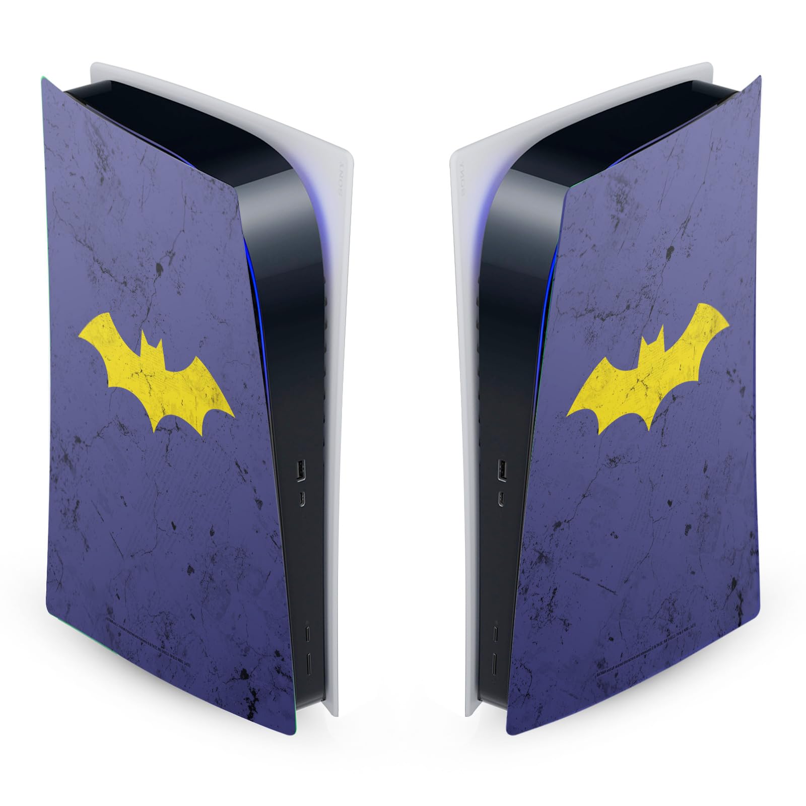 Head Case Designs Officially Licensed Batman DC Comics Batgirl Logos And Comic Book Vinyl Faceplate Sticker Gaming Skin Decal Cover Compatible With Sony PlayStation 5 PS5 Digital Edition Console