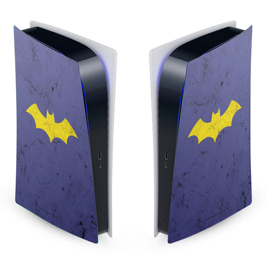 Head Case Designs Officially Licensed Batman DC Comics Batgirl Logos And Comic Book Vinyl Faceplate Sticker Gaming Skin Decal Cover Compatible With Sony PlayStation 5 PS5 Digital Edition Console