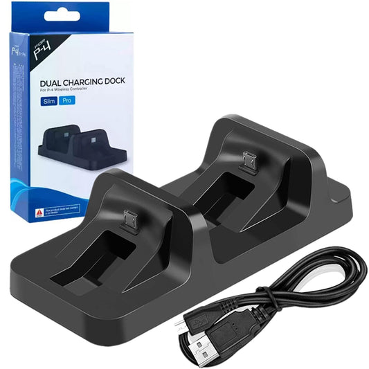 Dual Controller Charger Charging Station Dock for PS4 PlayStation 4 DualShock Controllers (PS4/PS4 Pro/PS4 Slim)